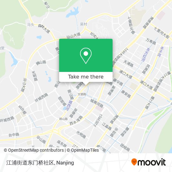江浦街道东门桥社区 map