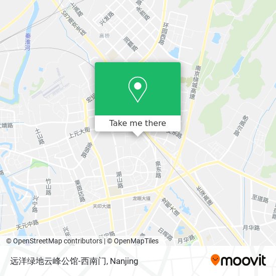 远洋绿地云峰公馆-西南门 map