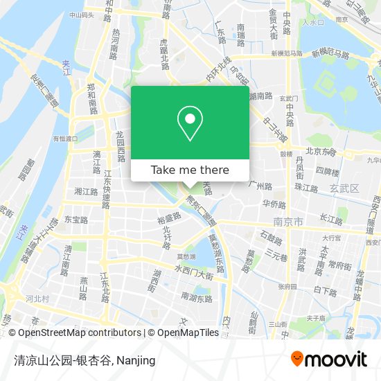 清凉山公园-银杏谷 map