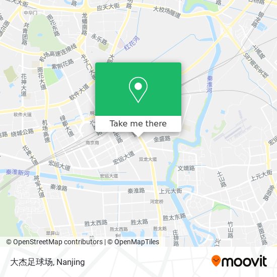 大杰足球场 map