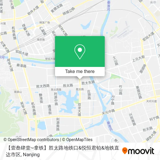 【壹叁肆壹~拿铁】胜太路地铁口&悦恒君铂&地铁直达市区 map