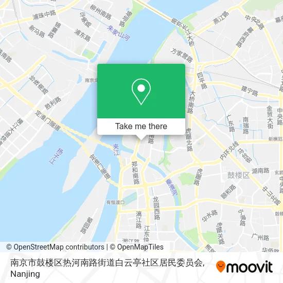 南京市鼓楼区热河南路街道白云亭社区居民委员会 map