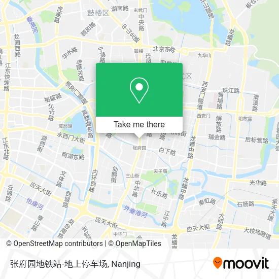 张府园地铁站-地上停车场 map