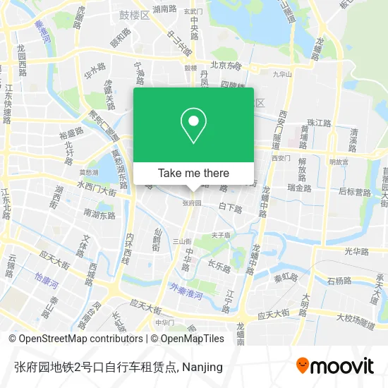张府园地铁2号口自行车租赁点 map