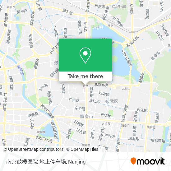 南京鼓楼医院-地上停车场 map