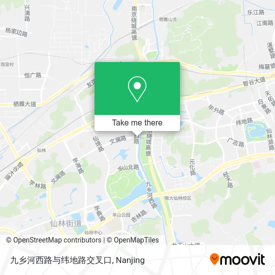 九乡河西路与纬地路交叉口 map