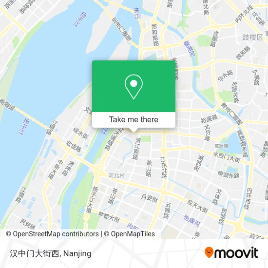 汉中门大街西 map