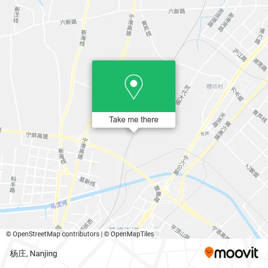 杨庄 map
