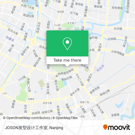 JOSON发型设计工作室 map