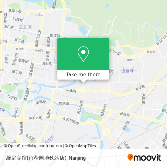 馨庭宾馆(苜蓿园地铁站店) map