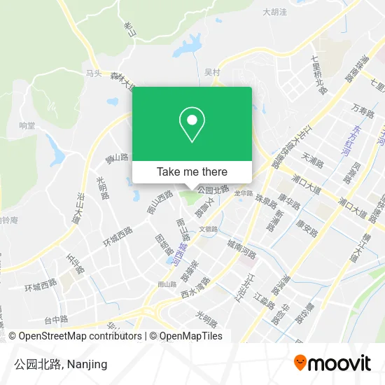 公园北路 map