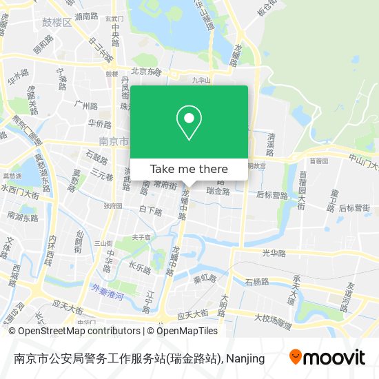 南京市公安局警务工作服务站(瑞金路站) map