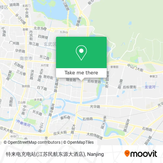 特来电充电站(江苏民航东源大酒店) map