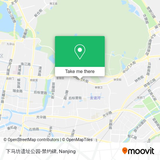 下马坊遗址公园-禁约碑 map
