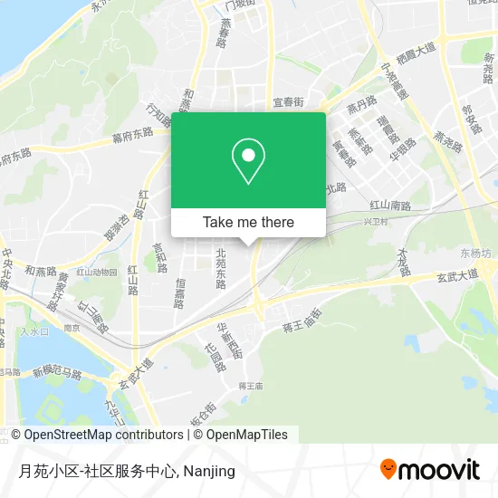月苑小区-社区服务中心 map