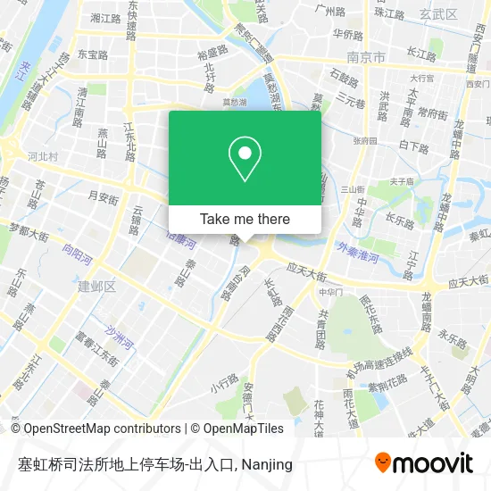 塞虹桥司法所地上停车场-出入口 map