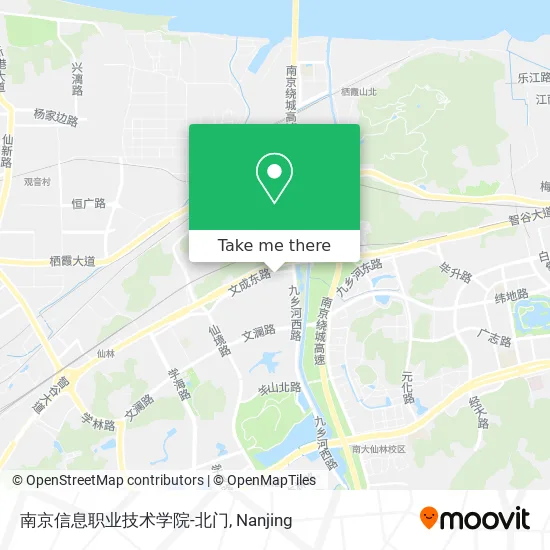 南京信息职业技术学院-北门 map