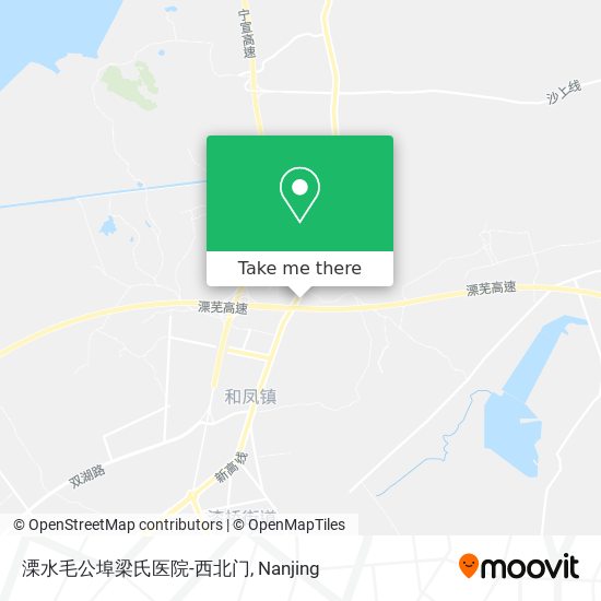 溧水毛公埠梁氏医院-西北门 map