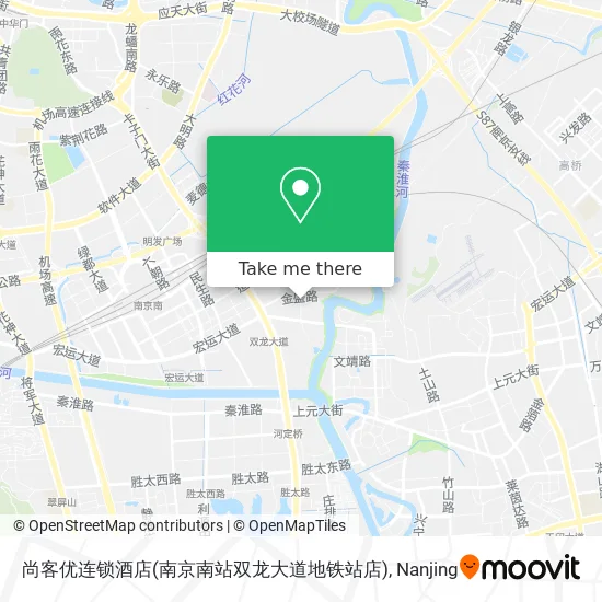 尚客优连锁酒店(南京南站双龙大道地铁站店) map