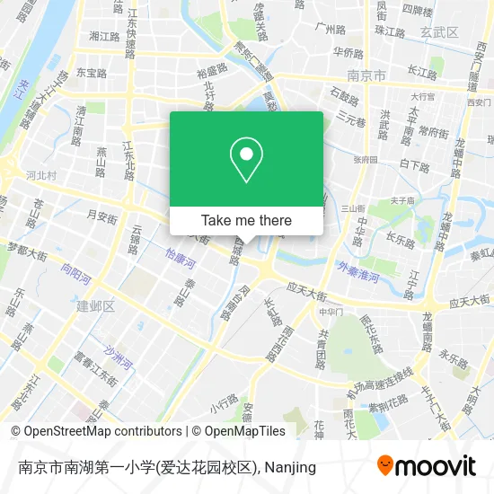 南京市南湖第一小学(爱达花园校区) map