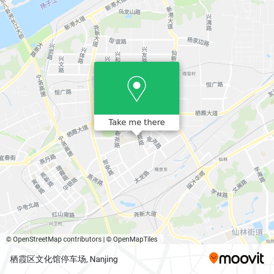 栖霞区文化馆停车场 map