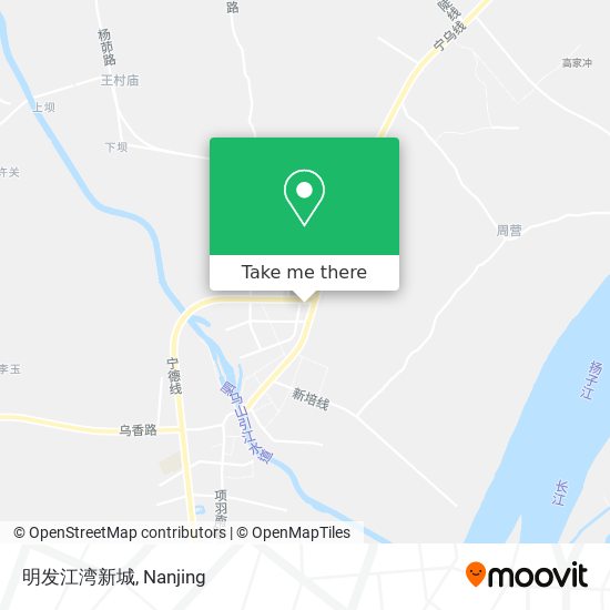 明发江湾新城 map