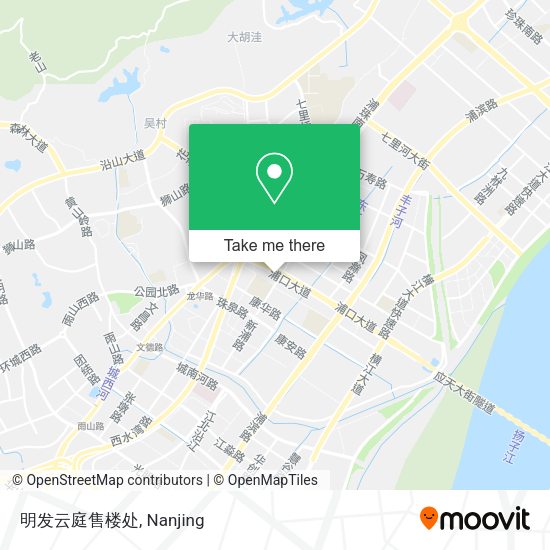 明发云庭售楼处 map