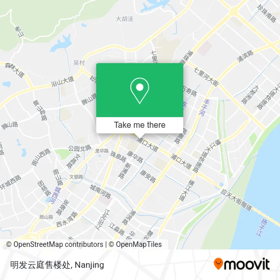 明发云庭售楼处 map