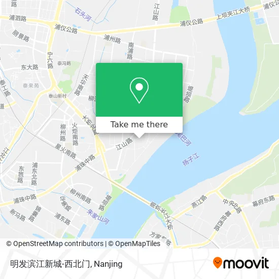 明发滨江新城-西北门 map