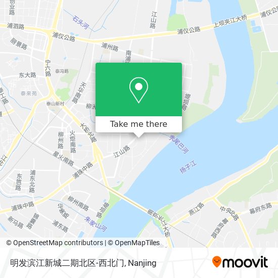 明发滨江新城二期北区-西北门 map