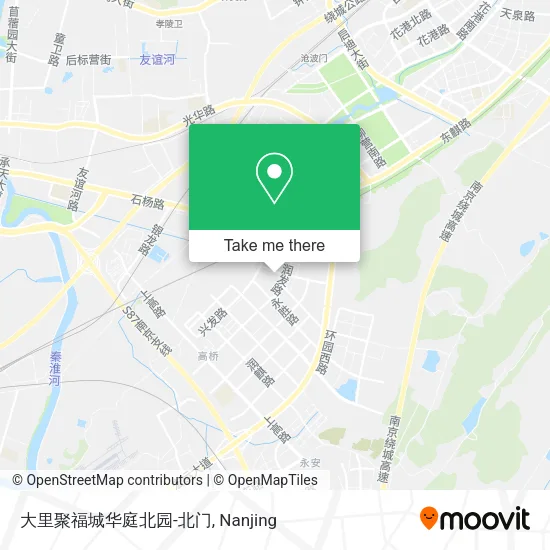 大里聚福城华庭北园-北门 map