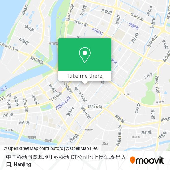 中国移动游戏基地江苏移动ICT公司地上停车场-出入口 map
