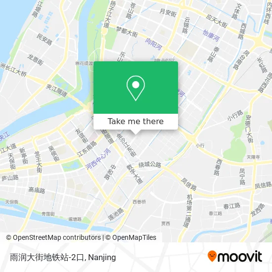 雨润大街地铁站-2口 map