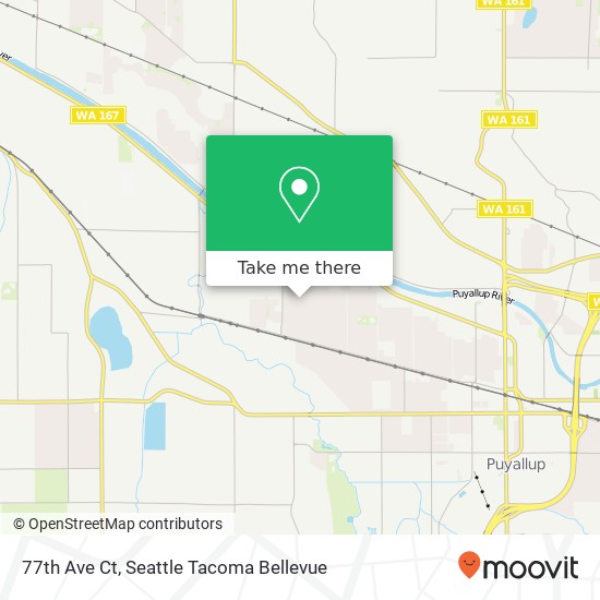 Mapa de 77th Ave Ct, Puyallup, WA 98371