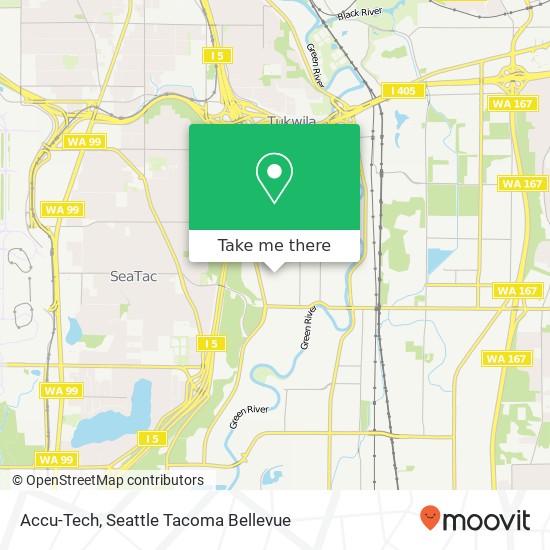 Accu-Tech, 1109 Andover Park W map