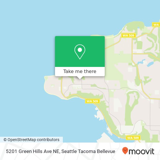 5201 Green Hills Ave NE, Tacoma, WA 98422 map