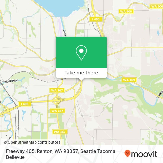 Freeway 405, Renton, WA 98057 map