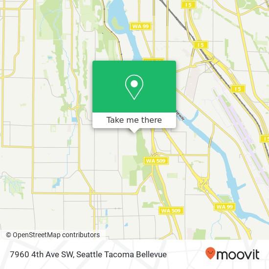 7960 4th Ave SW, Seattle, WA 98106 map