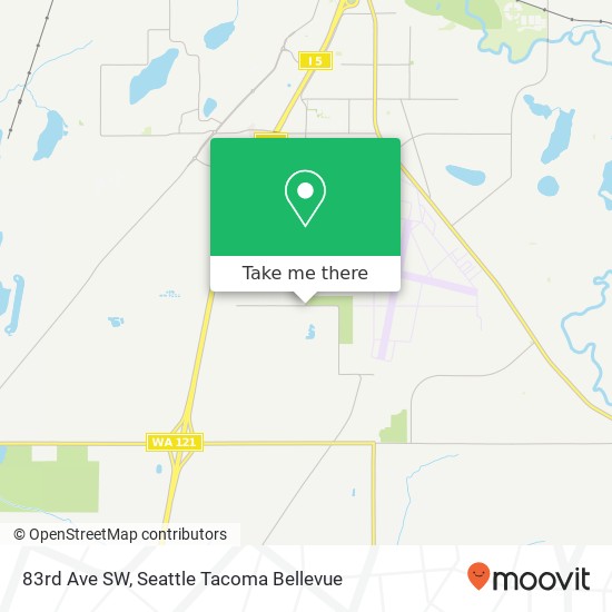 Mapa de 83rd Ave SW, Tumwater (Olympia), WA 98501
