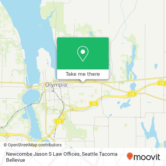 Mapa de Newcombe Jason S Law Offices, 1615 4th Ave E