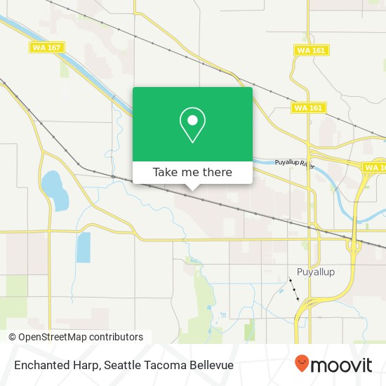 Enchanted Harp, 2101 W Stewart map