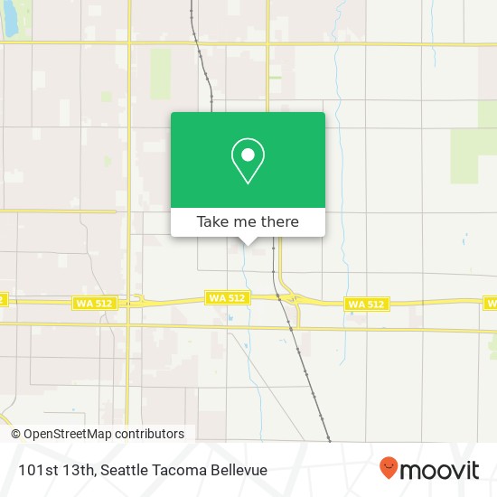 101st 13th, Tacoma, WA 98445 map