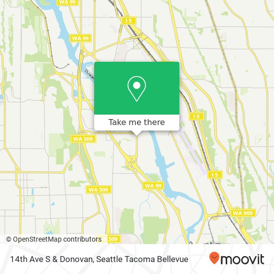 14th Ave S & Donovan, Seattle, WA 98108 map