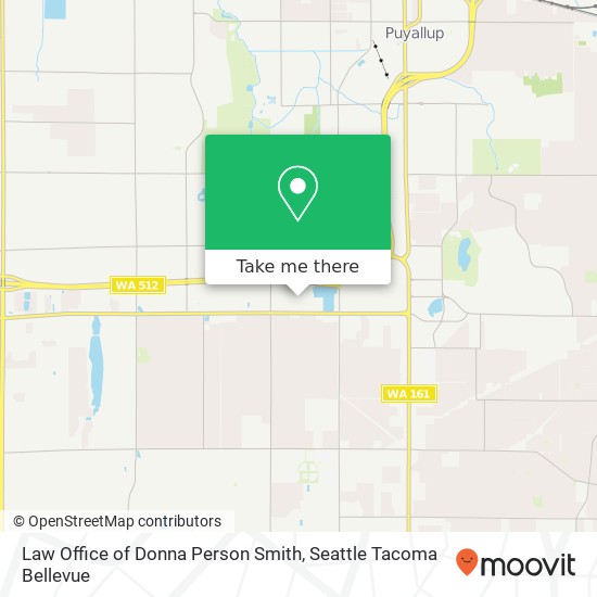 Mapa de Law Office of Donna Person Smith, 3708 14th Street Pl SW