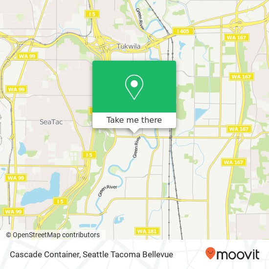 Cascade Container, 1232 Andover Park W map