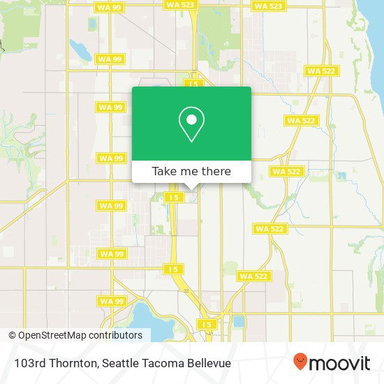 103rd Thornton, Seattle, WA 98125 map