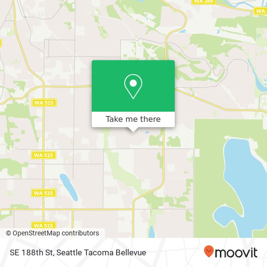 Mapa de SE 188th St, Renton, WA 98058