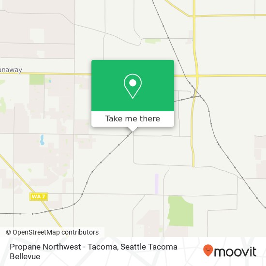 Mapa de Propane Northwest - Tacoma, 19122 38th Ave E