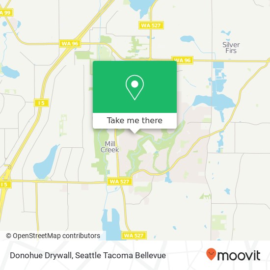 Mapa de Donohue Drywall, 1427 151st Pl SE