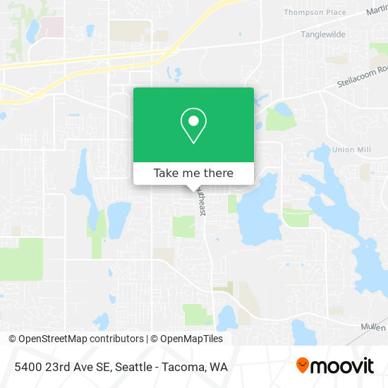 Mapa de 5400 23rd Ave SE